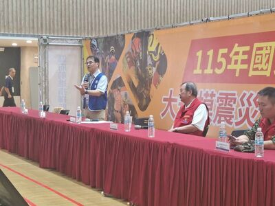 警大防災所盧鏡臣副教授參與國家防災日演練及國際防災論壇